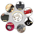 400 Sets 3MM Metal Eyelets Grommets Bag Shoe Leather Craft Scrapbooking Colored. 