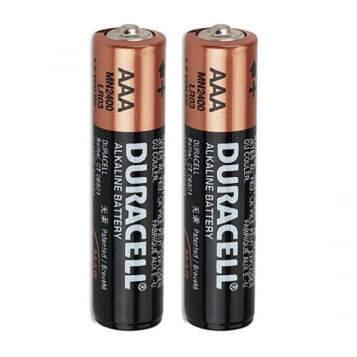 AAA Alkaline battery Duracell, Pencil cell 1.5V pack of 2