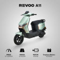 Revoo A11 Electric Scooter E-Bike - White / Black / Grey / Green. 