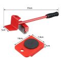 Heavy Duty Furniture Mover Tool Set – 5Pcs Furniture Lifter & Moving Wheel Rollers | Easy Furniture Shifting Tool | Heavy Item Lifting & Transport Kit | Furniture Shifting Tool for Home, Office & Shops | Move Sofa, Table, Bed Easily. 