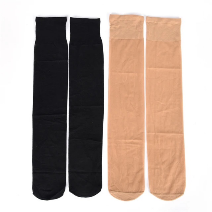 Pack%20Of%203%20-%20Women%20Knee%20High%20Long%20Socks%20Skin%20/%20Black%20Colour%20-%20Image%202