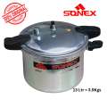 SONEX Elegant Steamer Pressure Cooker | 13Ltr - 15Ltr - 18Ltr | Aluminium | Heavy Weight Pressure Cooker | Best Pressure Cooker | Sonex Steamer. 