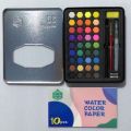 Keep_Smiling 36 colors Non Toxic Art solid Water Color Cake Kids Watercolor Paint Set With Brush And Pencil. 