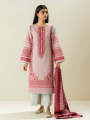 Beechtree- Morbagh By Beechtree Mulberry Crafts-Printed-3P-Lawn Unstitched Suit for Women. 