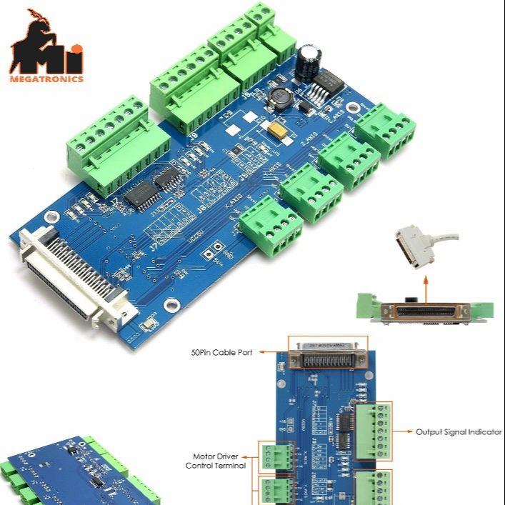 DSP Interface board PCB 3 Axis DSP0501 CNC 0501 System