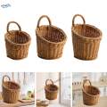 Wall Hanging Baskets Container Woven Wall Basket for Towels Vegetables Toys S. 