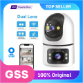 GSS DQ02 Dual lens Wifi Camera - Wifi Smart Camera - CCTV Camera Wifi - Home Security Camera - Smart Camera Wifi - CCTV Wifi - Outdoor Security Cameras - Outdoor CCTV Camera - Outdoor Camera Wifi - Camera CCTV - Security Camera For Home Wifi. 