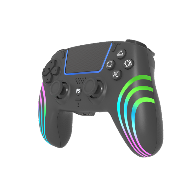 HS-PS5230W%20RGB%20Wireless%20Controller%20for%20PS5%20/PS5%20SLIM%20/PS5%20PRO%20/PC%20(BLACK)%20-%20Image%202