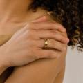 Onyx Rectangle Signet Ring 18k Gold Stainless Steel Men Pinky Ring Rectangle Black Stone Engagement Ring Husband Gift. 