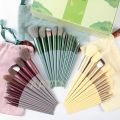 13 Pcs Makeup Brush Set Soft hair Loose Powder Eyeshadow Concealer Contour Eyeliner brush Foundation Beauty Cosmetic tools. 
