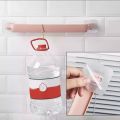 Towel Holder Rack Wall Mounted Kitchen Accessories 44.5*3.5cm Towel Hanger Bathroom Storage Cupboard Door Bath Hanger. 