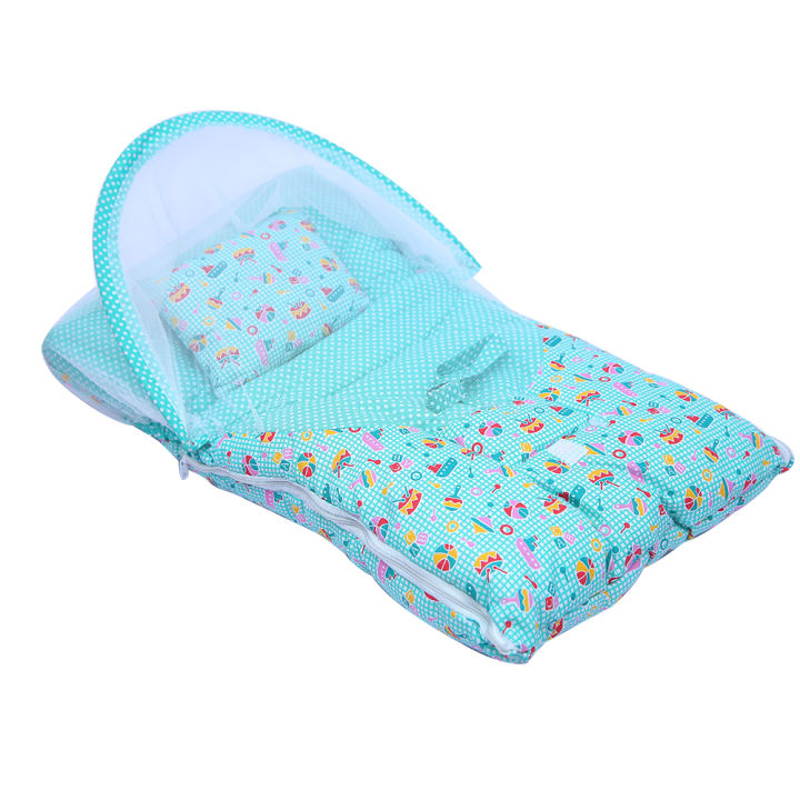 New%20Born%20Baby%20Carry%20Nest/Bed%20With%20Mosquito%20Net%20Special%20Soft%20Stuff%20-%20Image%202