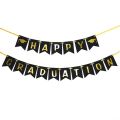 Happy Graduation Banner -Congrats Graduate Banner - Grad Party Decorations. 