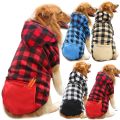 Fashion Big Dog Puppy Hoodie Pet Zipper Pocket Sweater Coat Golden Retriever Husky Clothes for Small Medium Dog. 