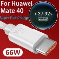 Huawei 66W Super Charger 6A Type C USB Cable Super Fast Charging Mi Turbo Charge Huawei Mate 40 Pro Nova 7 8 8SE P40 Pro. 