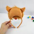 Lion Tail Ears Set Show Dress up Funny Role Play Lion Costume Set Halloween Costume for Adult Party. 