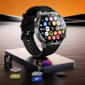 5G/4G Full Network Smart Watch 1.95 inch 720*720 Big Screen HD Video Call 8GB+128GB RAM Smartwatch Google Play WIFI GPS  Card. 
