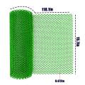 Plastic Chicken Wire Fence Mesh,Fencing Wire for Gardening, Poultry Fencing, Chicken Wire Frame Netting Green. 