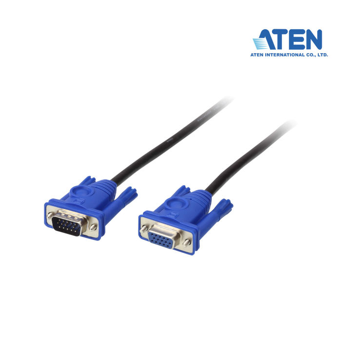 ATEN Taiwan 6M VGA Cable - High-Quality 1920x1200 Resolution, No Ghosting or Fuzzy Images