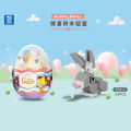 Genuine Gacha Ball Toys Small Particle Building Block Eggs 61 Children's Toy Blind Box 100mm Gacha Machine Commercial. 