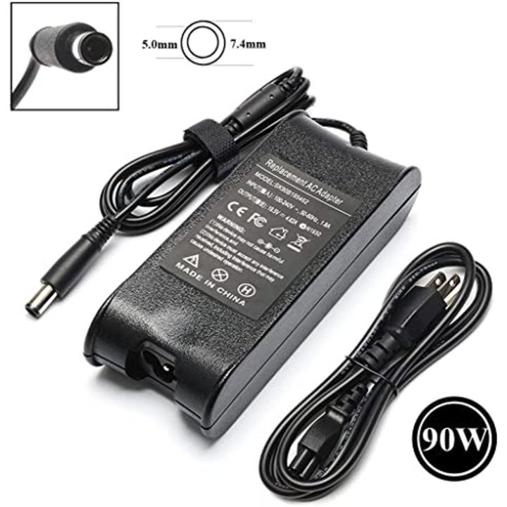 Dell 90W Laptops Charger Ac Adapter for Dells Latitude E6430 7490 E7440 7390 E7440 E6420 E6410 E6400 3490 5490 5580 E6410 7480 E6440 E6540 5590 E6530 E6510 E6540 E7450 E1505 E6530 Supplied with Power Cable