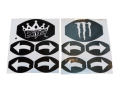 Honda 125 Back Light & indicators sticker Kit(1 kit) random design. 