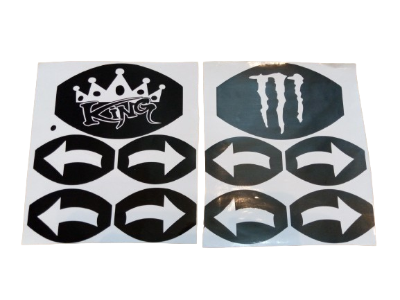 Honda 125 Back Light & indicators sticker Kit(1 kit) random design