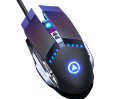 3200-10000 dpi Mechanical Optical gaming Silent Mouse hot sell with 6 Programmable Buttons - 7 light rgb gaming branded Banda HP G3 mouse usb wired with side buttons - for pc, laptop, pubg mobile, free fire - Black & White - Free cod + free shipping. 