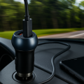 Qualcomm Fast Car Charger QC 3.0 – Dual USB Ports for Quick Charging in Black or White. 