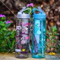Travel Water Bottle With Ice Cube Tube | Sports Water Bottle 600ml. 