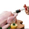 Stainless Steel Meat Tenderizer Flavor Seasoning Injector Needle Injection Syringe. 