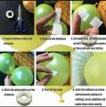 100 Points Balloon Attachment Glue Dot Attach Balloons  Wall Stickers Birthday Party Wedding Decoration Supplies. 