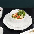 White Ceramic Dinnerware/Dinner Set- 4 Persons Breakfast Set- 16Pcs Dining Set. 