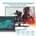 USB C to HDMI Cable,VENTION [4K,High-Speed] USB Type C to HDMI Cable for Home Office,Thunderbolt 3 Compatible 5ft. 