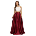 Storeify Box Pleats Korean Satin Silk Maxi Skirt for Women with Inner Cancan, Flared Long Skirt, Waist Sizes 26-40. 