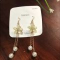 Korean style temperament long long tassel earrings ear hook fashion earrings Fashion Simple Trend Women Jewelry Earrring. 