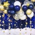 20 pcs 9 inch Matte Navy Blue Balloons without shinny for use birthday Backdrop Dull navy blue balloon Party Decorations for Birthday Wedding Baby Shower Anniversary Graduation Engagement matte balloon. 