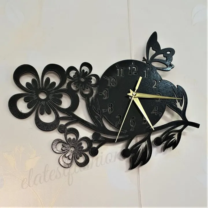 3D%20wooden%20wall%20clock,Flower%20shaped%20wall%20clock,BUTTERFLY%20ON%20FLOWERS%20CLOCK%20For%20Home%20Decor%20Offices%20And%20Gits%20-%20Image%206