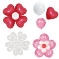 Balloon clips - Pack of 10 flower balloon clips for easy decor at birthday, anniversary, bridal and baby shower, Eids. 