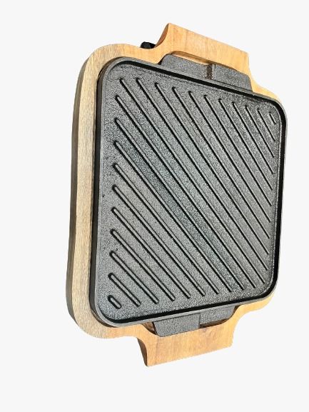 Cast%20Iron%20Single%20Burner%20Reversible%20Grill%20Griddle%2010.5"%20with%20wood%20base,%20%20Naturally%20Non%20Stick,%20Krucible%20Kitchen%20-%20Image%202