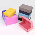 High-grade color printing aircraft box spot corrugated black and white pink blue red yellow square clothing packaging box express box. 