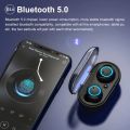 HLstar® Y50 Bluetooth Earphone 5.0 TWS Wireless Headphons Y50 TWS Earphones Earbuds Stereo Bass Handsfree Gaming Headset with Charging Box for Phone. 