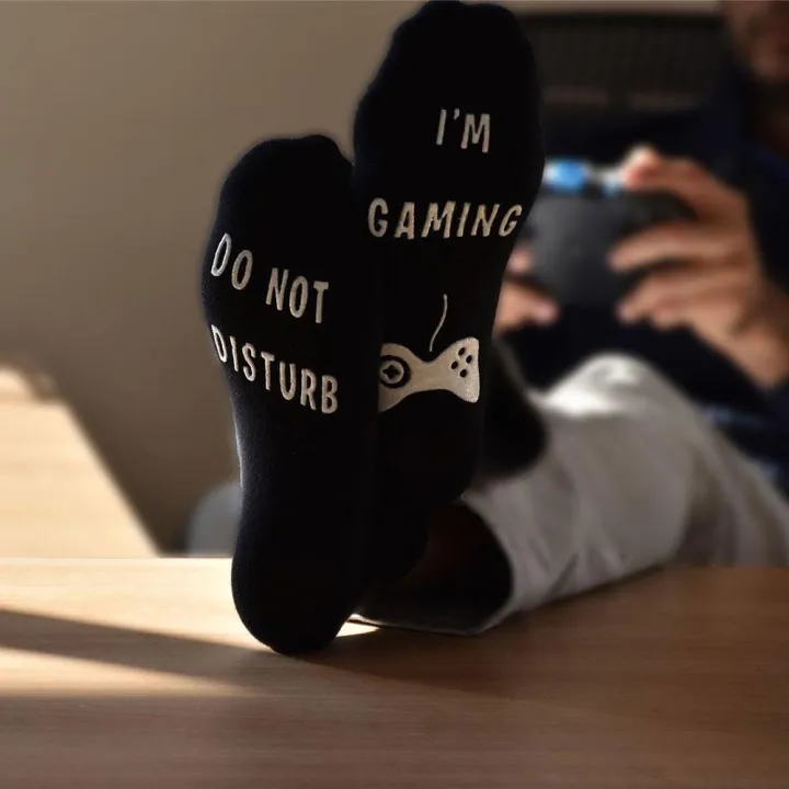 Baqsoo%201%20Pair%20Funny%20Ankle%20Socks,%20%20Do%20Not%20Disturb%20I'm%20Gaming%20%20Cotton%20Novelty%20Socks%20Gamer%20Socks%20-%20Perfect%20Gamers%20Gift%20for%20Game%20Lovers%20-%20Christmas%20Birthday%20Halloween%20Present%20-%20Image%206