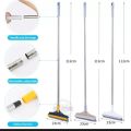 Bathroom Cleaning Brush with Wiper 2 in 1 Tiles Cleaning Brush Floor Scrub Bathroom Brush with Long Handle 120° Rotate Bathroom Floor Cleaning Brush Home Kitchen Bathroom Cleaning Accessories (Multicolor). 