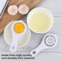 Egg Separator Egg Yolk Separator Kitchen Cooking Gadget Yolk Separator (Rendom Color). 
