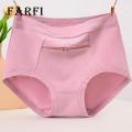 Women Seamless Briefs Comfortable High Waist Seamless Underwear with Anti-theft Zipper Pocket for Southeast Asian Women Perfect for Middle-aged Grandmas Breathable Cotton Brief Panties Cotton Women. 