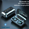 Tijarat Online Air F9-5 Buds TWS & Air F9 Buds Earbuds - Wireless F9 Airdots Pro Power Bank - Simple and Extraordinary, Born For Music - TWS  Bluetooth Earphone - Lightweight & Portable  Imported F9 Pro Plus Airdots at Best Prices. 