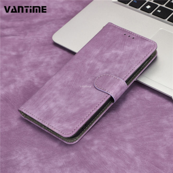 Vantime for Vivo V30e 5G PU Leather Wallet Case RFID Blocking Card Holder Flip Stand Shockproof Cover
