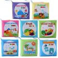 0-12Month Baby Cloth Book Kids Early Learning Toy Child Tearing Tail Cloth Books Baby Washable Shower Book Baby Educational Toys. 