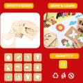Kids Wooden Drawing Stencils Kit Drawing Board Toys Coloring Puzzle Arts Crafts Set Educational Toys For Kids Accessories. 